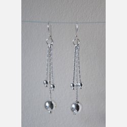 Slv rering - tre slvkugler