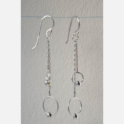 Slvreringe - to slvringe med kugle