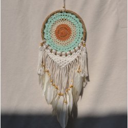 Drmmefanger - brun, hvid og mint