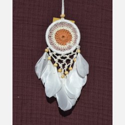 Dr�mmefanger - farvet med hvid ring