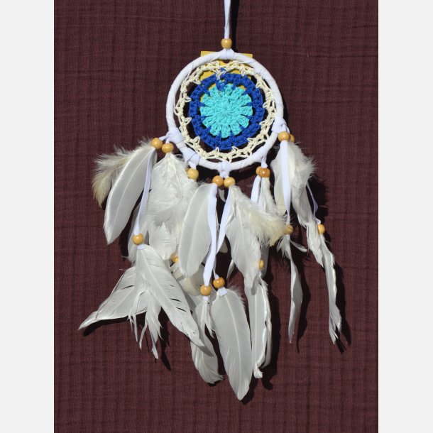 Dr�mmefanger med farvet blomst