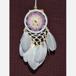 Dr�mmefanger - farvet med hvid ring