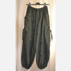 Bukser med lommer og snore