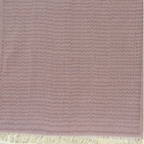 Ikat tekstil med prikker - lilla og lyng