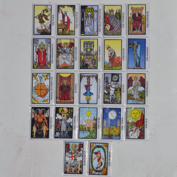 Kleskabsmagnet - Tarot, den store Arkana