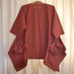 Oversize bluse med lommer