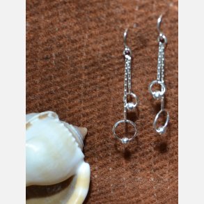 Slvreringe - to slvringe med kugle