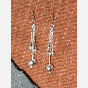 Slv rering - tre slvkugler