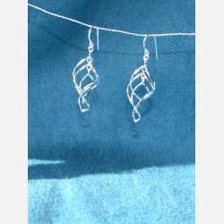 Slvrering, tredimensionel - tre snoede ovaler